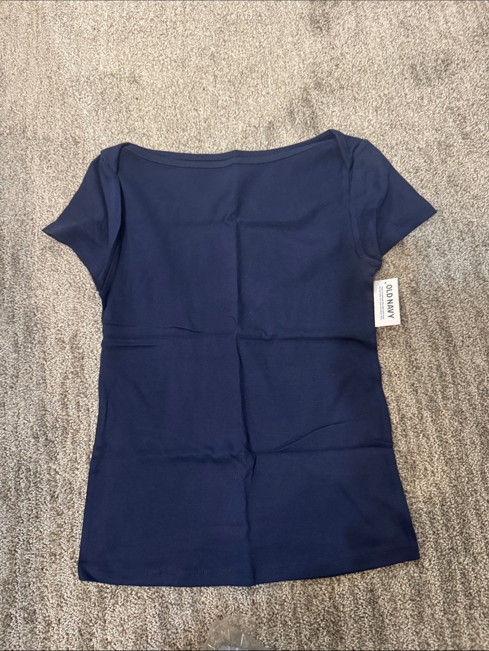 Old Navy Navy Short Sleeve Crewneck Tee